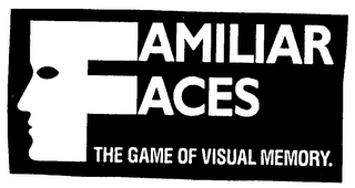 FAMILIAR FACES THE GAME OF VISUAL MEMORY. logo