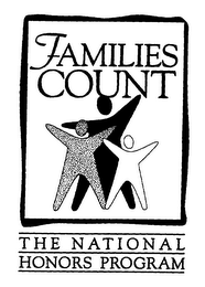 FAMILIES COUNT THE NATIONAL HONORS PROGRAM logo