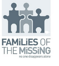 FAMILIES OF THE MISSING NO ONE DISAPPEARS ALONE logo