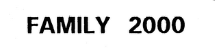 FAMILY 2000 logo