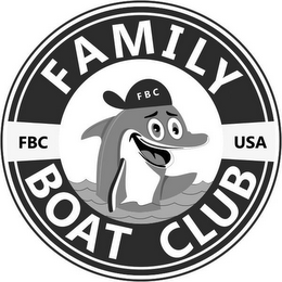 FAMILY BOAT CLUB FBC FBC USA logo