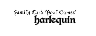 FAMILY CARD POOL GAMES' HARLEQUIN logo