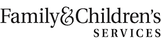 FAMILY & CHILDREN'S SERVICES logo