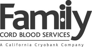 FAMILY CORD BLOOD SERVICES A CALIFORNIA CRYOBANK COMPANY logo