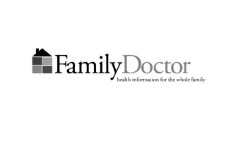 FAMILY DOCTOR HEALTH INFORMATION FOR THE WHOLE FAMILY logo