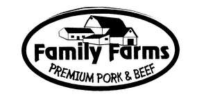 FAMILY FARMS PREMIUM PORK & BEEF logo