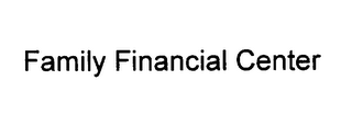 FAMILY FINANCIAL CENTER logo