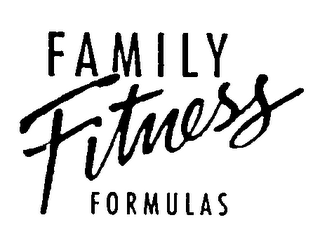 FAMILY FITNESS FORMULAS logo