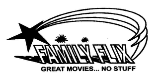FAMILY FLIX GREAT MOVIES ... NO STUFF logo