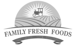 FAMILY FRESH FOODS IN GOD WE TRUST logo