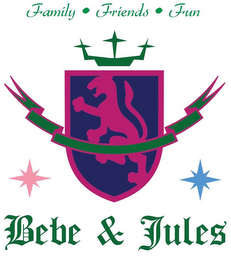 FAMILY · FRIENDS · FUN BEBE & JULES logo