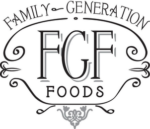 FAMILY GENERATION FGF FOODS logo