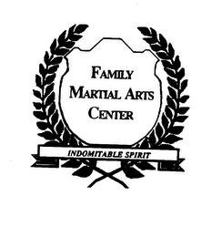 FAMILY MARTIAL ARTS CENTER INDOMITABLE SPIRIT logo