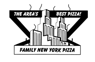 FAMILY NEW YORK PIZZA ---- THE AREA'S BEST PIZZA! logo