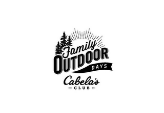 FAMILY OUTDOOR DAYS CABELA'S CLUB logo