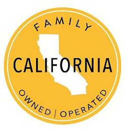 FAMILY OWNED OPERATED CALIFORNIA logo