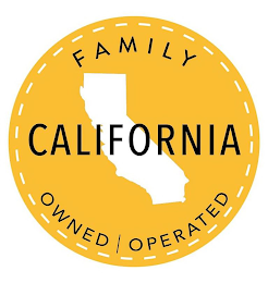 FAMILY OWNED OPERATED CALIFORNIA logo