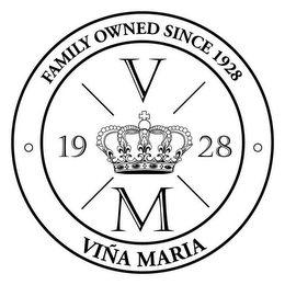 FAMILY OWNED SINCE 1928 VIÑA MARIA VM 1928 logo