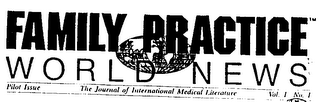 FAMILY PRACTICE WORLD NEWS logo