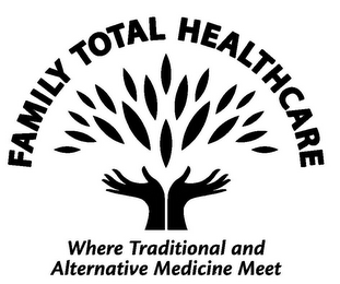 FAMILY TOTAL HEALTHCARE WHERE TRADITIONAL AND ALTERNATIVE MEDICINE MEET logo