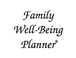 FAMILY WELL-BEING PLANNER logo
