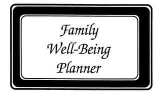FAMILY WELL-BEING PLANNER logo