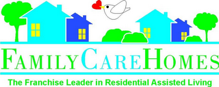 FAMILYCAREHOMES THE FRANCHISE LEADER IN RESIDENTIAL ASSISTED LIVING logo
