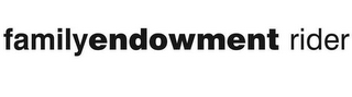 FAMILYENDOWMENT RIDER logo