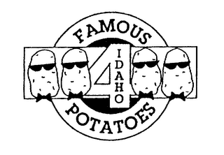 FAMOUS 4 IDAHO POTATOES logo