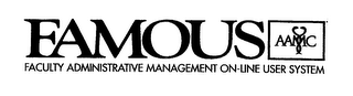 FAMOUS AAMC FACULTY ADMINISTRATIVE MANAGEMENT ON-LINE USER SYSTEM logo