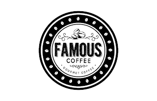 FAMOUS COFFEE ·GOURMET COFFEE· logo
