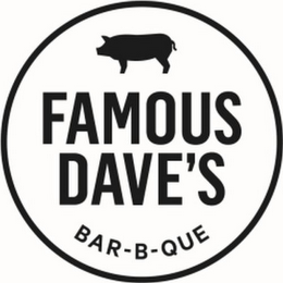 FAMOUS DAVE'S BAR-B-QUE logo