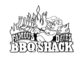 FAMOUS DAVE'S BBQ SHACK logo
