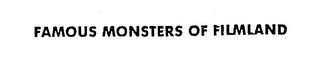 FAMOUS MONSTER OF FILMLAND logo