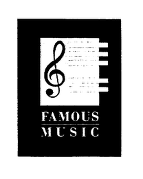 FAMOUS MUSIC logo
