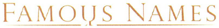 FAMOUS NAMES logo