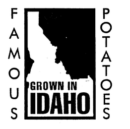 FAMOUS POTATOES GROWN IN IDAHO logo