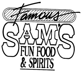FAMOUS SAM'S FUN FOOD & SPIRITS logo