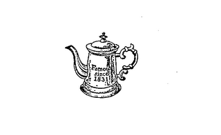 FAMOUS SINCE 1831 logo