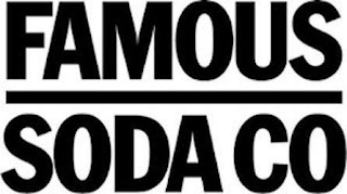 FAMOUS SODA CO logo