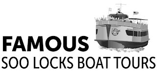 FAMOUS SOO LOCKS BOAT TOURS N SOO LOCKS BOAT TOURS NOKOMIS logo