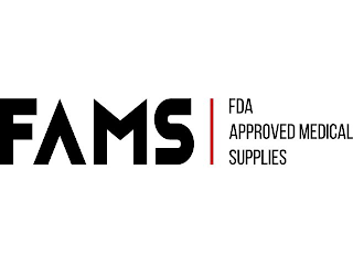 FAMS FDA APPROVED MEDICAL SUPPLIES logo