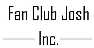 FAN CLUB JOSH INC. logo