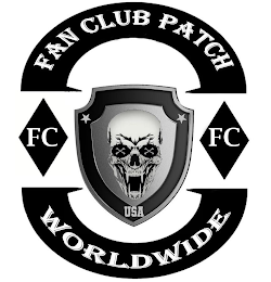 FAN CLUB PATCH FC USA FC WORLDWIDE logo
