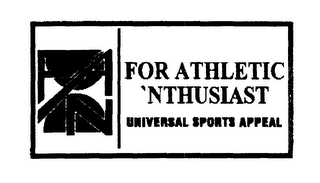 FAN FOR ATHLETIC 'NTHUSIAST UNIVERSAL SPORTS APPEAL logo