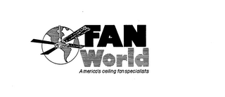 FAN WORLD AMERICA'S CEILING FAN SPECIALISTS logo