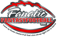 FANATIC FANTASYFOOTBALL.COM LACE UP THOSE CLEATS! PULL THAT CHIN-STRAP TIGHT! GET IN THERE! logo