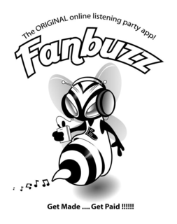 FANBUZZ B GET MADE...GET PAID!!!!!! THEORIGINAL ONLINE LISTENING PARTY APP! logo