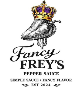 FANCY FREY'S PEPPER SAUCE SIMPLE SAUCE FANCY FLAVOR EST 2024 logo