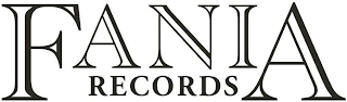 FANIA RECORDS logo